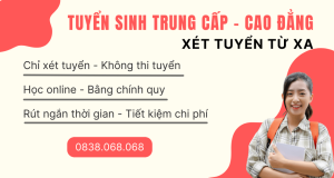 Tuyển sinh Trung cấp, Cao đẳng, Đại học từ xa – Xét tuyển online 12